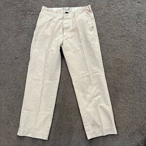 Y2K RALPH LAUREN POLO JEANS COMPANY R.L.67 VINTAGE CHINO PANTS - Stone - 34X32
